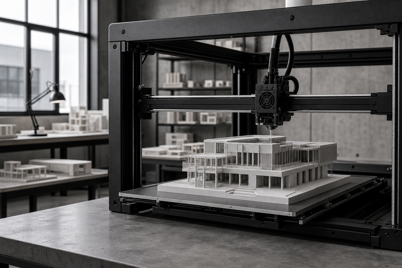 Profesionálna 3D tlač architektonického modelu