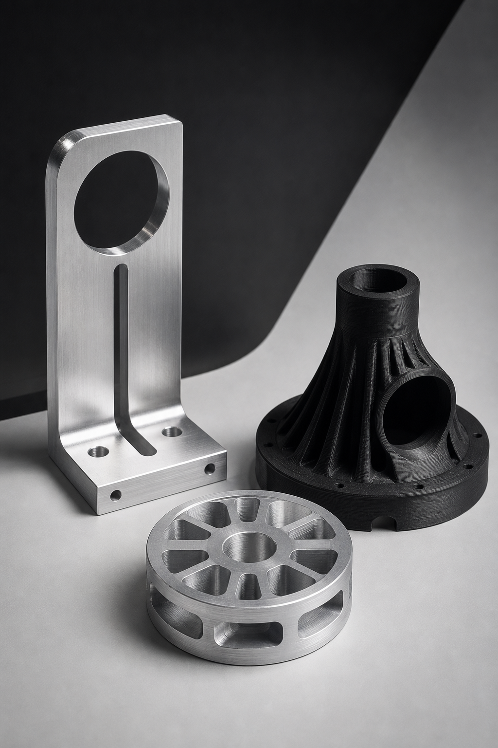 CNC obrábané a 3D tlačené prototypy
